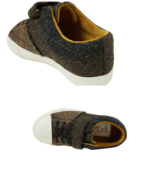 JNBY 22年冬款  时尚魔术贴板鞋  6M0M10020 商品图4