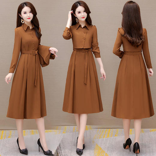 YWE XYZX6619时尚洋气两件套装连衣裙 商品图2