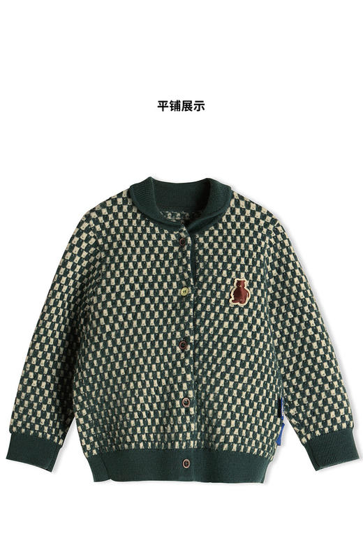 JNBY  22年冬款  短款开襟休闲毛衫  YM0310170 商品图5