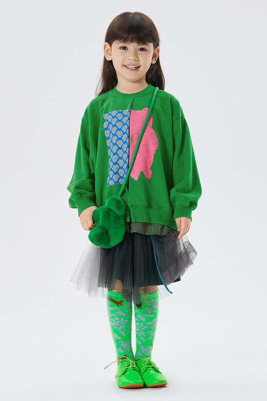 JNBY   22年冬款  小熊绒毛单肩包 6M0L10110 商品图0