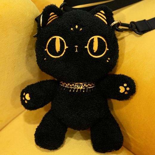 大英博物馆安德森猫和她的朋友们系列巴斯特公仔斜挎包 商品图3