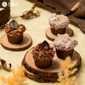 【芋泥×栗子双拼巴斯克】浓郁芝士蛋糕 添加Kiri芝士，100%法国动物奶油