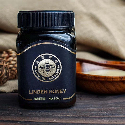 地理标志产品 东北野生黑蜂椴树雪蜜500克瓶装 雪蜜如脂 醇厚甘甜 商品图1