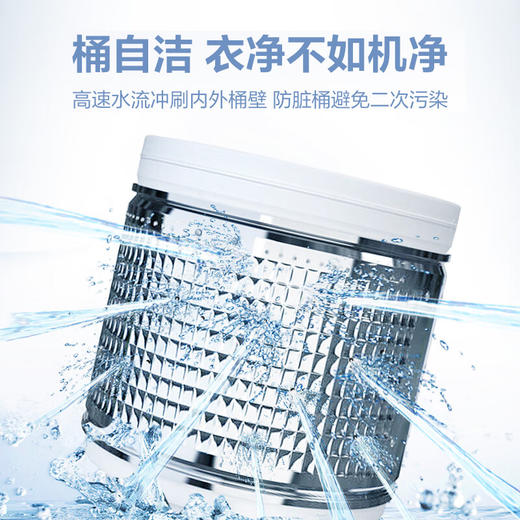 海尔（Haier) 波轮洗衣机全自动家电 10公斤直驱变频 蝶型水流 除螨洗 EB100B20Mate1 商品图6