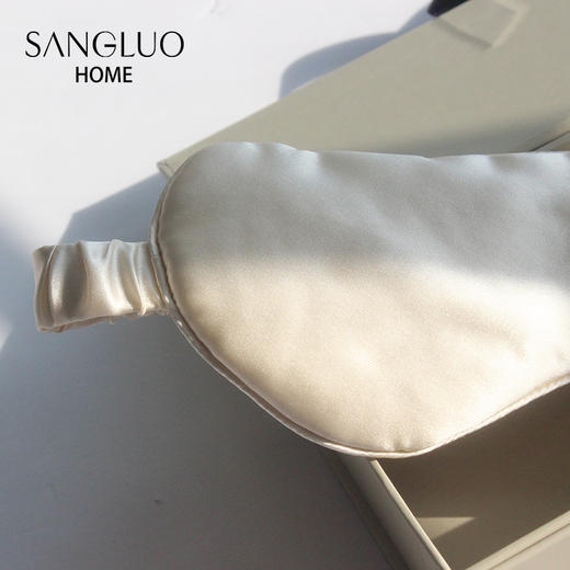 【卢璐说专享】睡眠遮光眼罩SANGLUO桑罗桑蚕丝舒适午睡SILK透气眼罩 商品图1