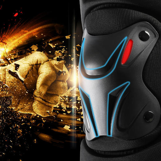 男女电动车摩托车骑行护膝护肘夏季防风防摔防撞骑士护腿装备 商品图5