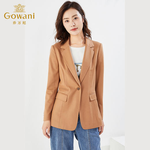 【100%绵羊毛】乔万尼西装外套女新款高级感羊毛呢西服EF3B805 商品图2