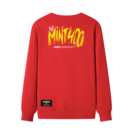 自由基地男装征战系列硬派越野图案设计团队圆领套头毛圈卫衣队服 NMT-1892 商品图5