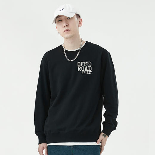 自由基地越野系列spirit团队定制设计圆领套头卫衣队服户外休闲衫 NMT-1897 商品图0