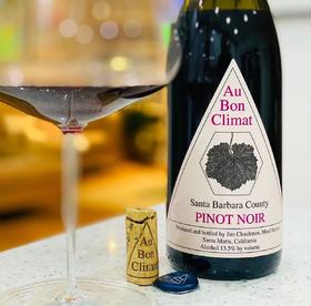 【美国膜拜酒庄】奥邦酒庄圣巴巴拉黑皮诺红葡萄酒 2021 Au Bon Climat Santa Barbara County Pinot Noir