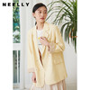 NEELLY纳俪商场同款奶酪黄西装外套女秋季新款双排扣宽松上衣韩版N22034C06624 商品缩略图1