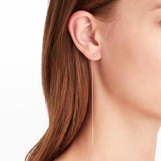 北京仓｜CHARLOTTE LEBECK-Ela-白色锆石 耳线［丹麦设计师］ 商品图4