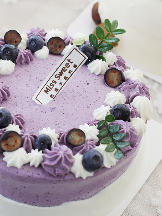 蓝莓动物奶油蛋糕 商品图3