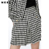 NEELLY纳俪商场同款千鸟格半身裙女2022秋冬季新款A字裙短裙百搭N22092E01160 商品缩略图3