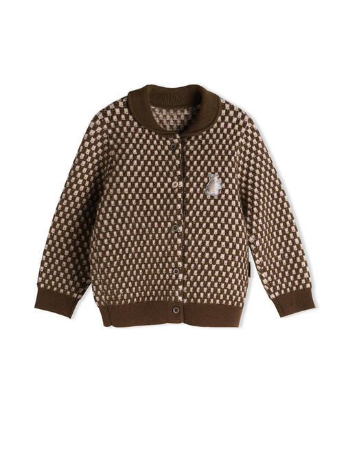 JNBY  22年冬款  短款开襟休闲毛衫  YM0310170 商品图4