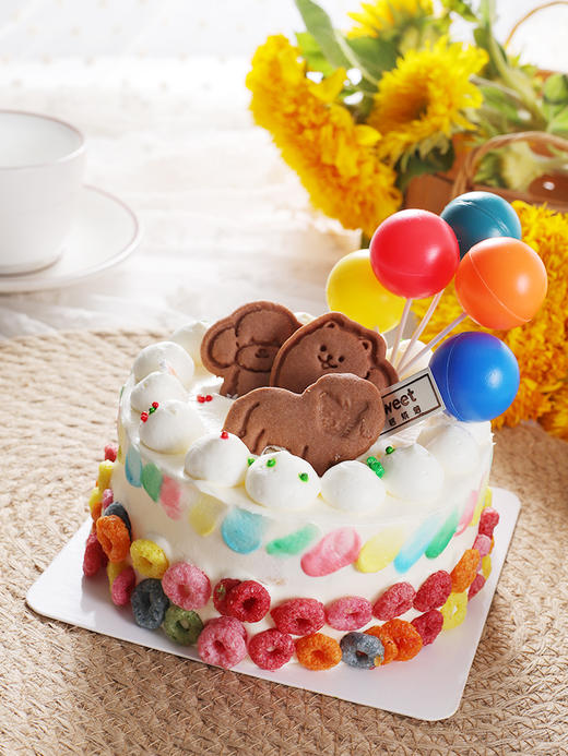 新款儿童动物奶油蛋糕 商品图3