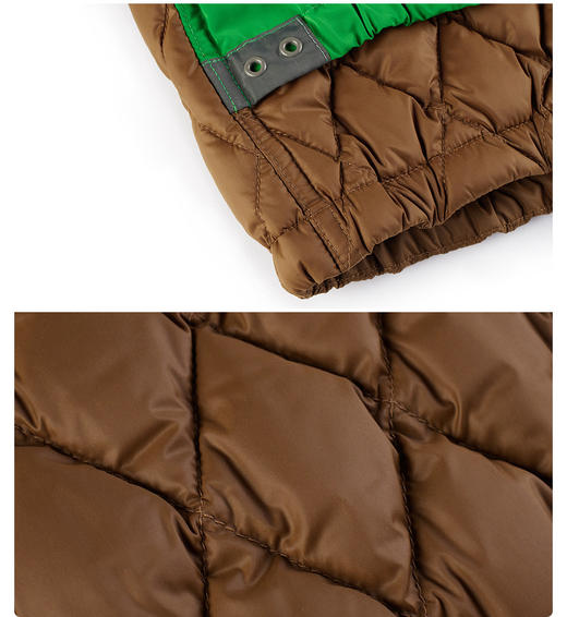 JNBY  22年冬款  宽松拼接色长裤羽绒服 YM0C10610 商品图7