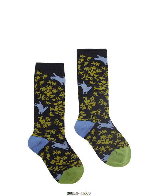 JNBY   22年冬款  动物印花袜子  6M0N10150 商品图4