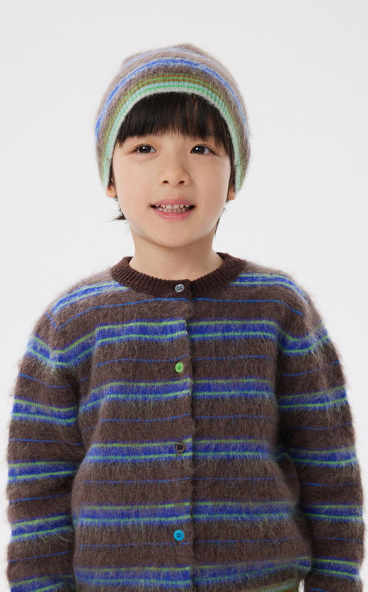 JNBY  22年冬款  条纹印花帽子 6M0K10290 商品图3