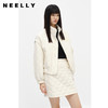 NEELLY纳俪商场同款立领短款外套女菱格显瘦休闲短款上衣百搭冬季N22101K01029 商品缩略图2