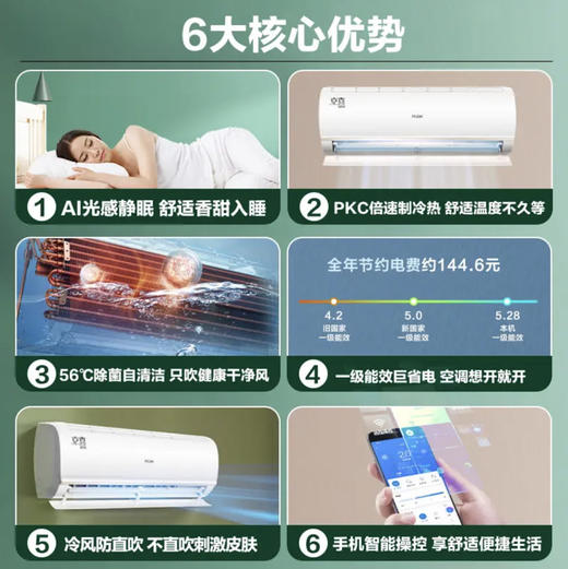 海尔（Haier）空调 KFR-26GW/B1KJA81U1 京喜 商品图2