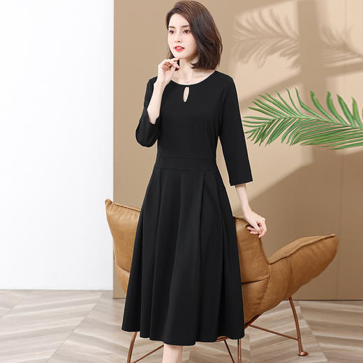 YCE  AW-1271气质显年轻大摆裙赫本风减龄显瘦款 商品图3