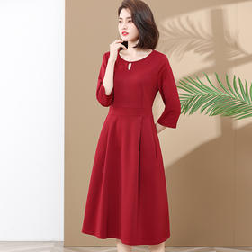 YCE  AW-1271气质显年轻大摆裙赫本风减龄显瘦款