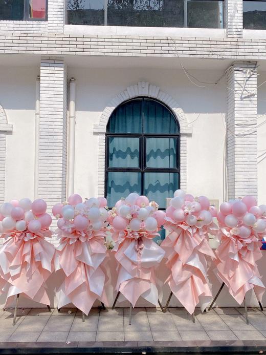粉粉气球开业花篮一对 商品图4