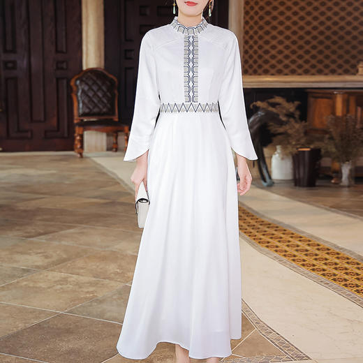 新中式旗袍唐装，国风收腰显瘦摆裙OG-9007 商品图0