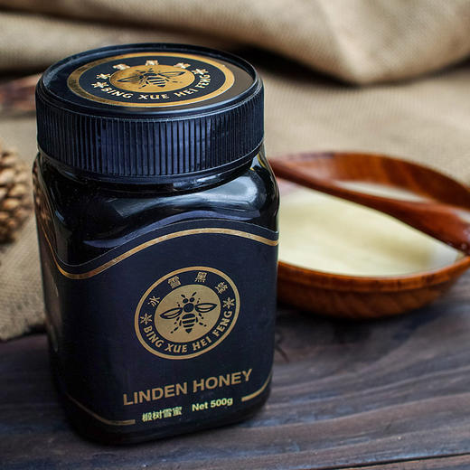 地理标志产品 东北野生黑蜂椴树雪蜜500克瓶装 雪蜜如脂 醇厚甘甜 商品图4