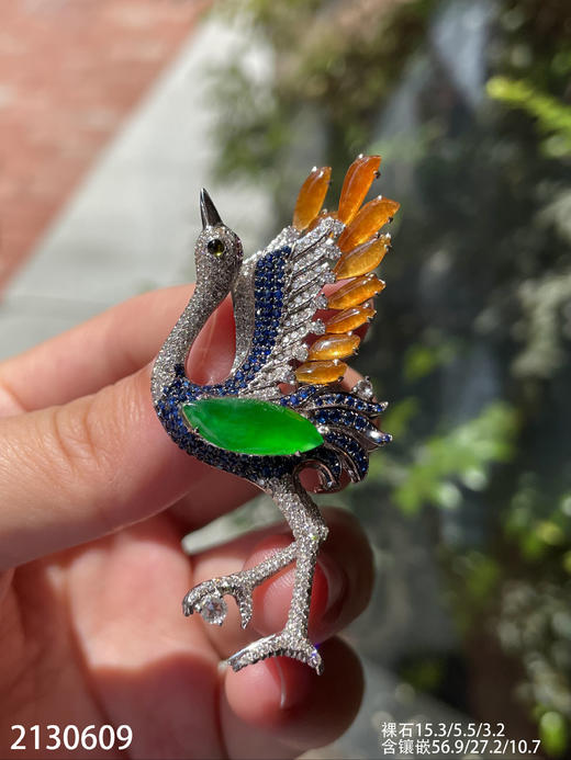 仙鹤胸针【2130609】具体价格微信咨询 商品图5