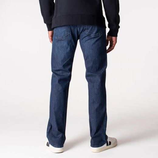 EMPORIO ARMANI 阿玛尼 男士棉质金属徽标休闲牛仔裤 蓝色 8N1J21 1D85Z 0942 商品图1