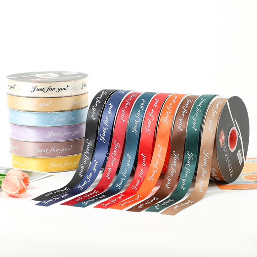 （字母随机发）2.5公分字母缎带50码（可订制） 商品图1