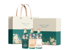 润美灵犀山茶籽精华洗护组合（洗发水+沐浴露+护发素）礼盒装