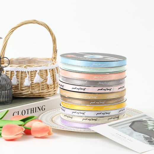 【常用丝带】1公分字母缎带50码 商品图7