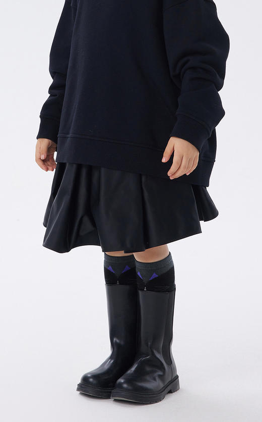 JNBY  22年冬款  平底圆头中筒靴  6M0M10010 商品图3