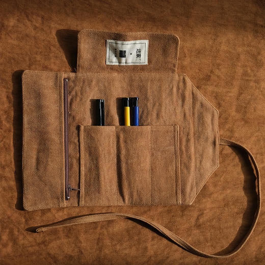 单向空间 x 远家联名 柿子染包 笔袋  OWSPACE 商品图1