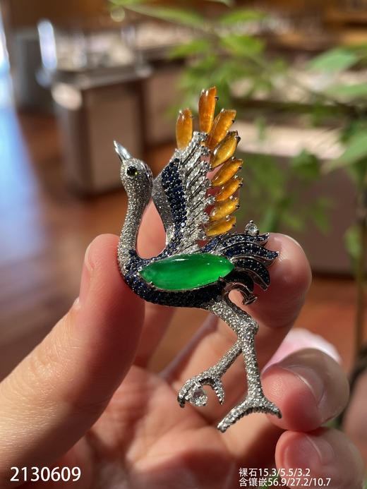仙鹤胸针【2130609】具体价格微信咨询 商品图8