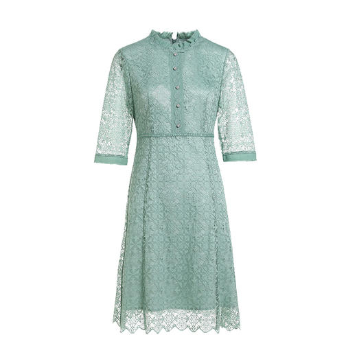 乔万尼新款轻礼服连衣裙女初春气质法式蕾丝高腰显瘦EF3E863 商品图4