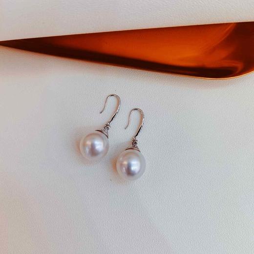 1F金鸿珍珠澳白珍珠耳饰 商品图0