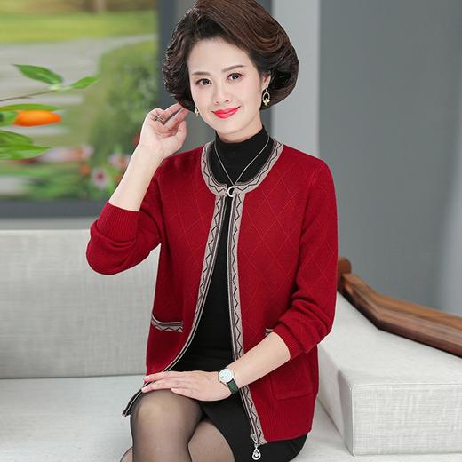 【服饰鞋包】妈妈装毛衣外套时尚开衫 商品图3