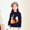 mettekids女童羊绒衫2022秋冬新款童装毛衣男童女童加厚针织衫 商品缩略图4