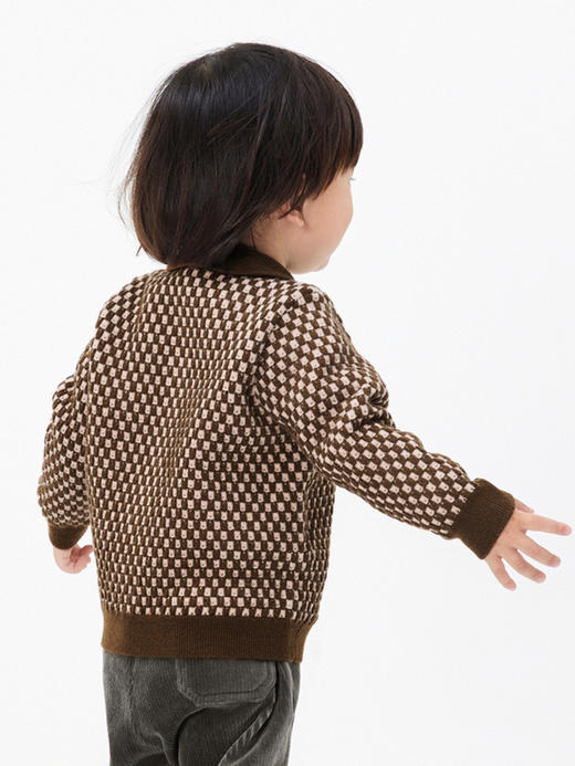 JNBY  22年冬款  短款开襟休闲毛衫  YM0310170 商品图3