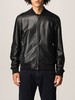 Emporio Armani 阿玛尼背面压印大徽标小羊皮飞行员夹克外套 10290 商品缩略图1