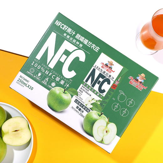 BF| 福兰农庄100%NFC果汁礼盒装苹果汁250ML*10【普通快递】 商品图8