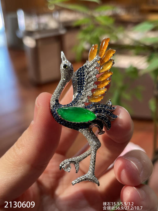 仙鹤胸针【2130609】具体价格微信咨询 商品图6