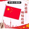 中国小国旗红旗带杆手摇旗手持小五星红旗迷你小国旗装饰7号20×30㎝8号14×21cm100面1包 商品缩略图0