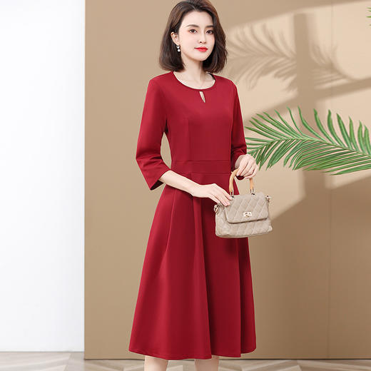 YCE  AW-1271气质显年轻大摆裙赫本风减龄显瘦款 商品图2