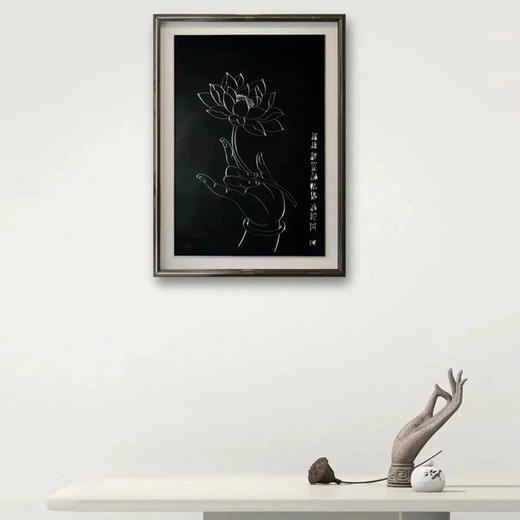 敦煌锲金画 纯手工佛手莲花&佛手拈花&即心即佛&飞龙在天，多款可选 商品图1