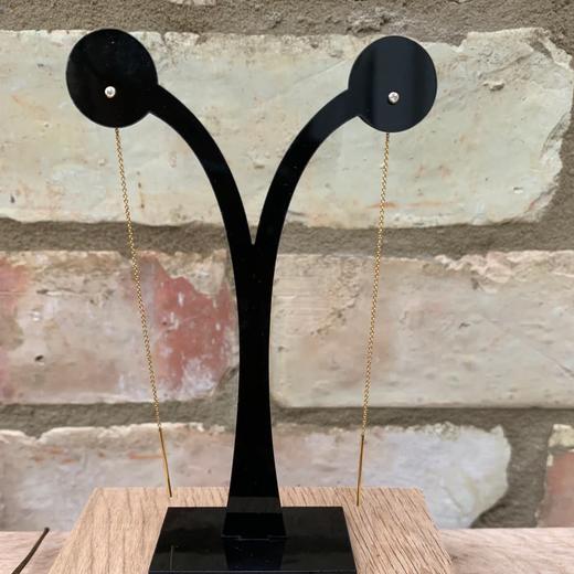 北京仓｜CHARLOTTE LEBECK-Ela-白色锆石 耳线［丹麦设计师］ 商品图3